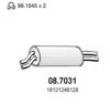 MTS 0161280 End Silencer